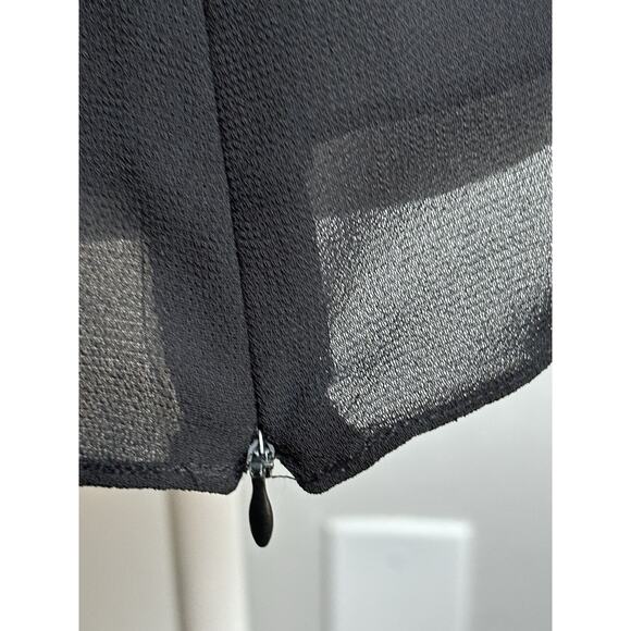 Studio I Women’s Black Top Size 12 Black Sleeveless Top With Decorative Beads - Picture 6 of 16